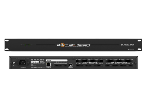 CVGAUDIO ZONER pro-1616A звуковой матричный инсталляционный DSP процессор