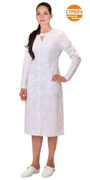 Халат женский "Сириус-Глория" (белый)