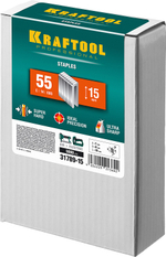 KRAFTOOL скобы тип 55 (90/C), 15 мм, калибр 18GA. 5000 шт (31789-15)