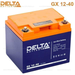 Аккумуляторная батарея Delta GX 12-40 (12V / 40Ah)