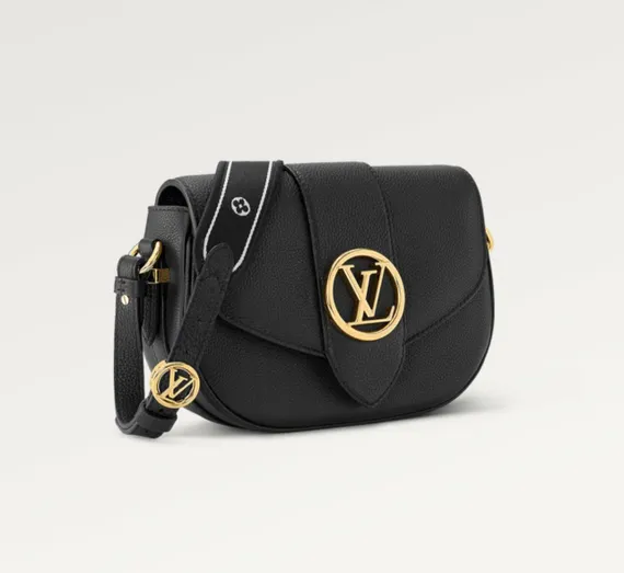 Сумка через плечо Louis Vuitton LV Pont 9 Soft черный
