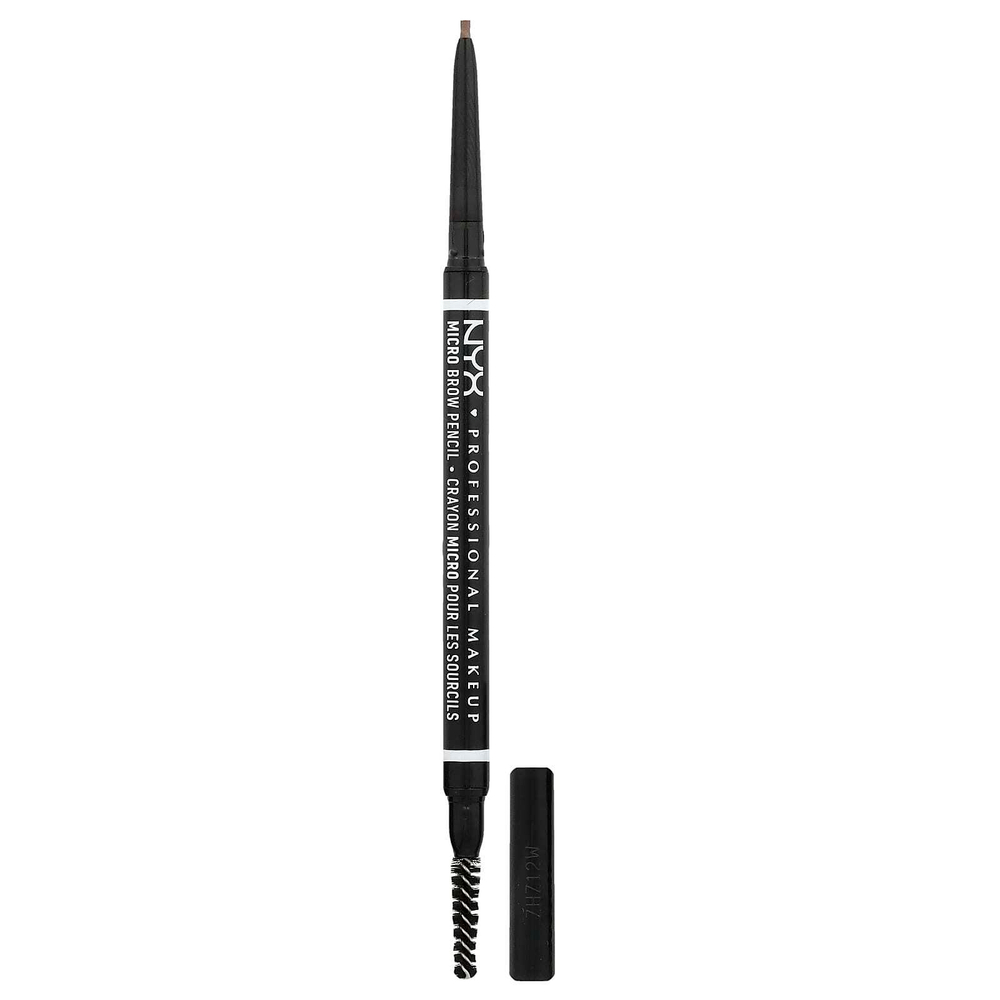 NYX Professional Makeup, Micro Brow Pencil, оттенок серо-коричневый, 0,09 г (0,003 унции)