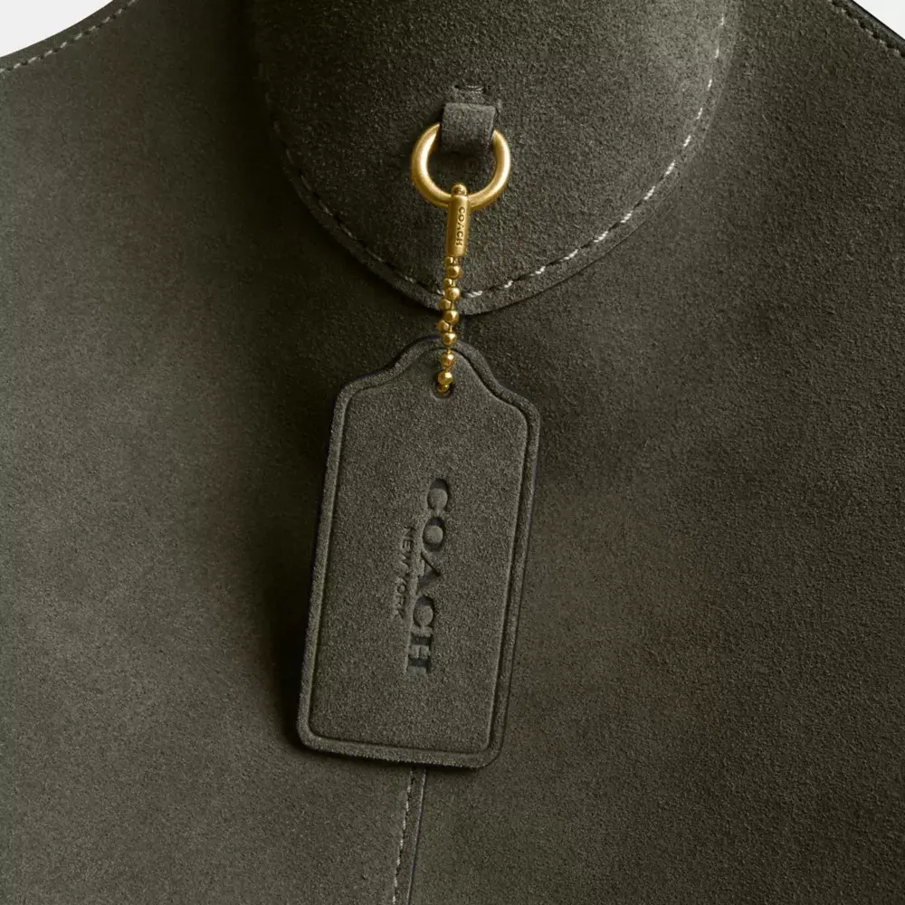 COACH СУМКА ЧЕРЕЗ ПЛЕЧО BROOKLYN 39, ОЛИВКОВЫЙ