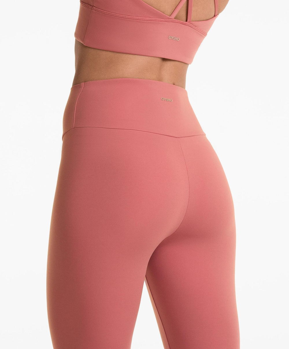 OYSHO Легинсы Comfortlux длиной до щиколотки с высокой посадкой, розоватый