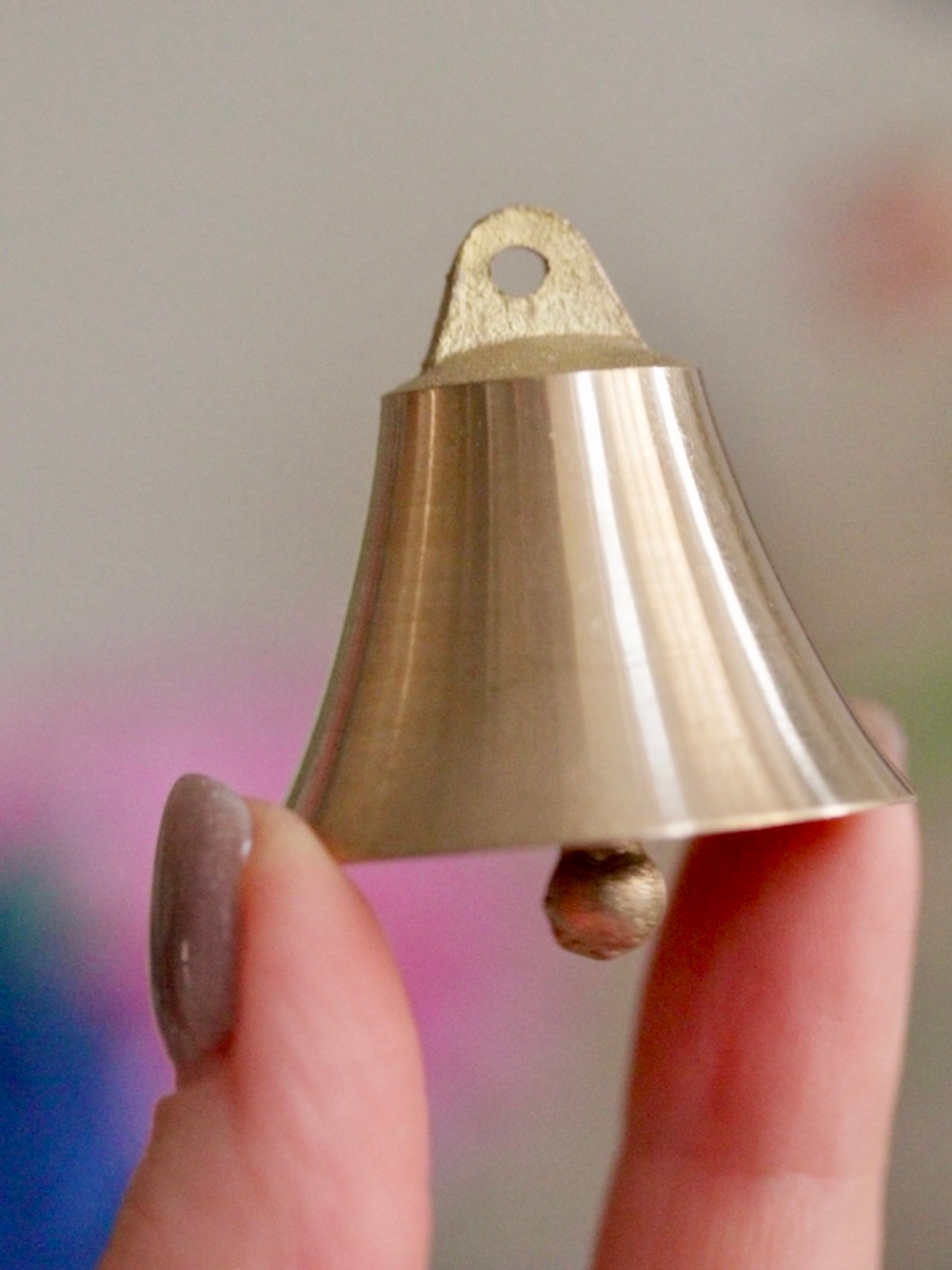 Колокольчик большой латунь 4,8х5 см (2 шт)