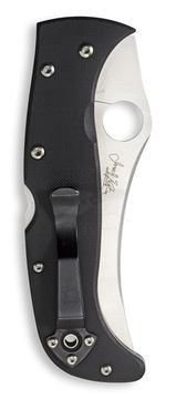 Складной нож Spyderco Chinook 4 63GP4 c клинком из стали CPM-S30V, рукоять карбон