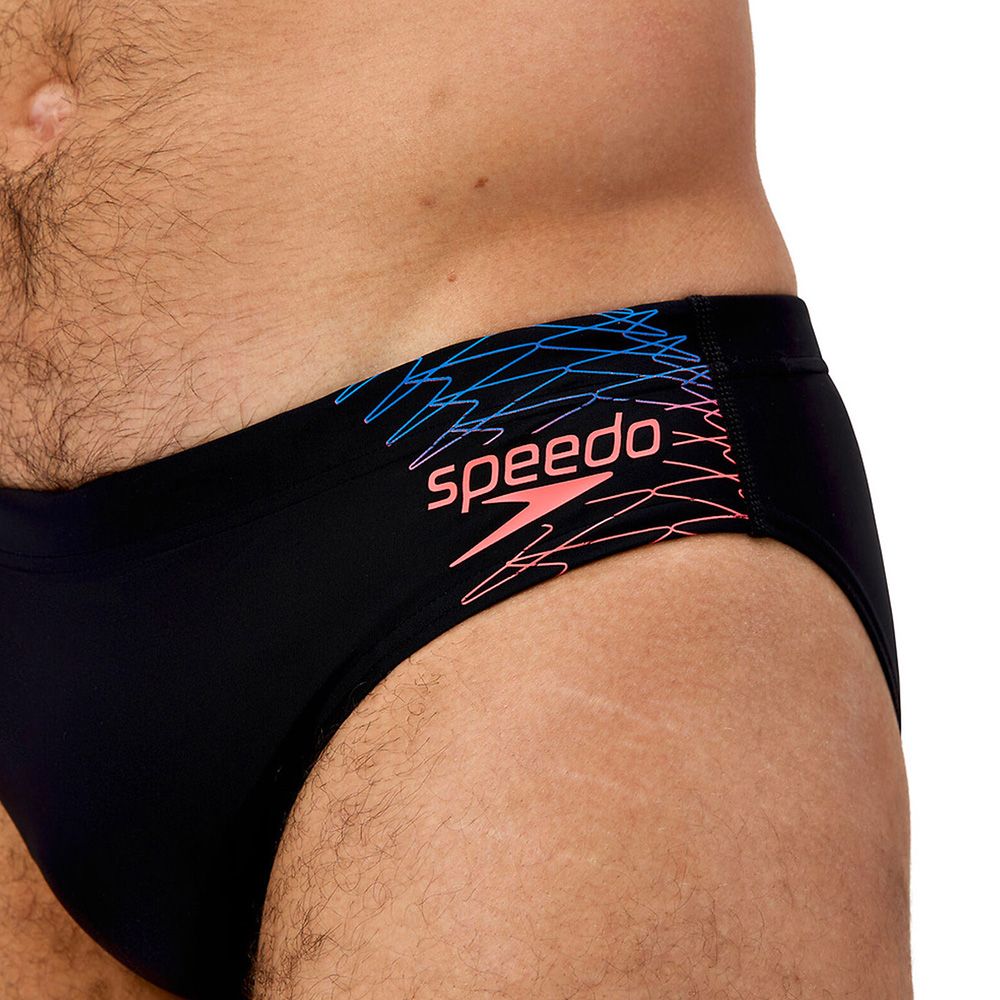 Плавки SPEEDO Medley Logo 7сm Brief, 8-0973918964, р.34 (рос.50), нейлон, эластан.черный
