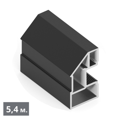 СТАНДАРТ Вертикальный профиль Avers (5,40 м) черный матовый (RAL) (AS0791) Aristo