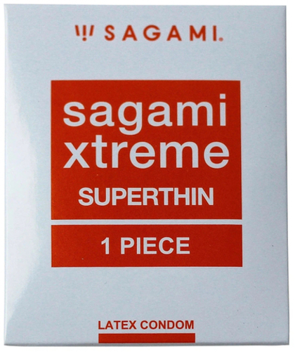 Sagami Xtreme 0.04мм - Презервативы латексные, 1шт.