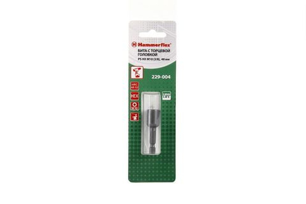 Головка HAMMER размер 10мм, H 48мм, S 3/8'' (229-004 PS HX)