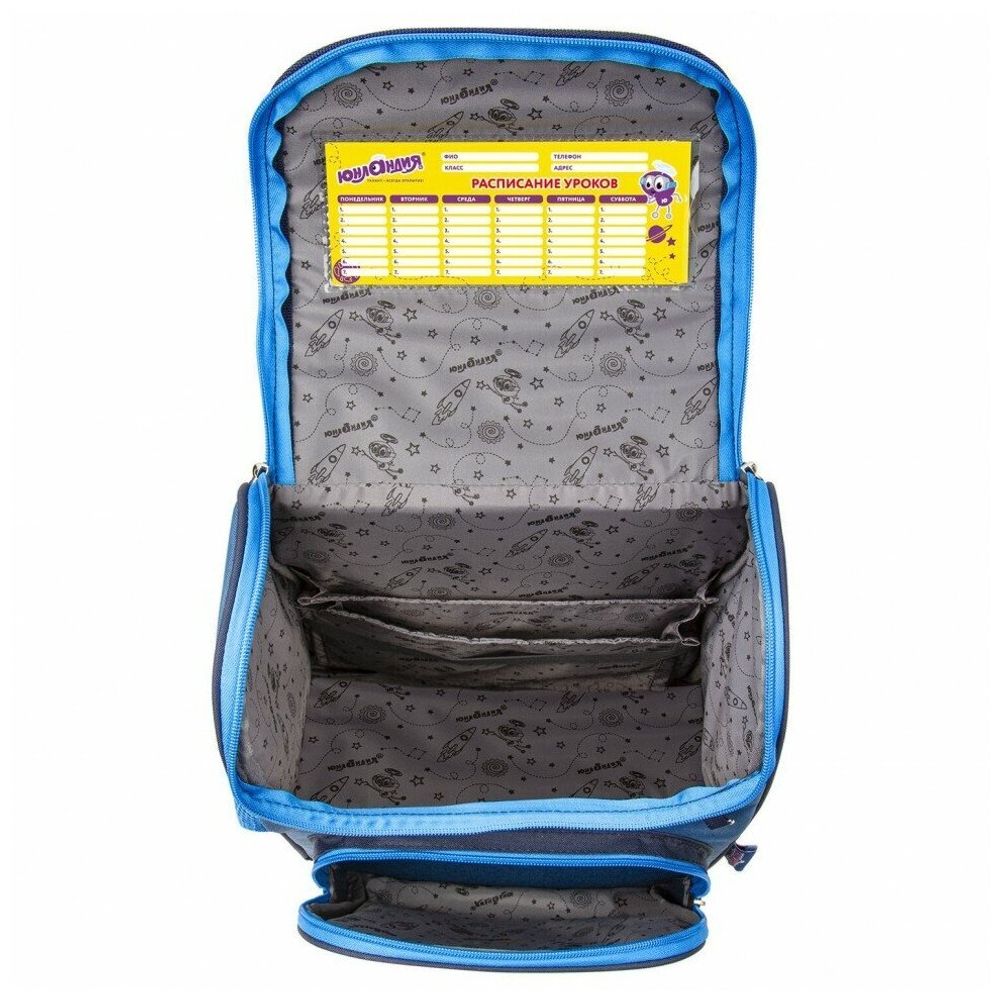 Ранец ЮНЛАНДИЯ WISE для начальной школы, "Skate", 37х29х15 см, 229947