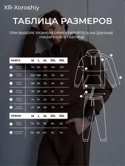 Спортивный костюм на молнии без начеса