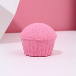 Бомбочка для ванны в форме кекса «Верь в чудеса!» с ароматом розы - 120 гр. (Цвет: розовый)