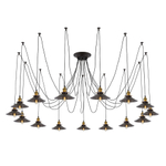 Citilux Эдисон CL451151 Люстра паук Венге Бронза