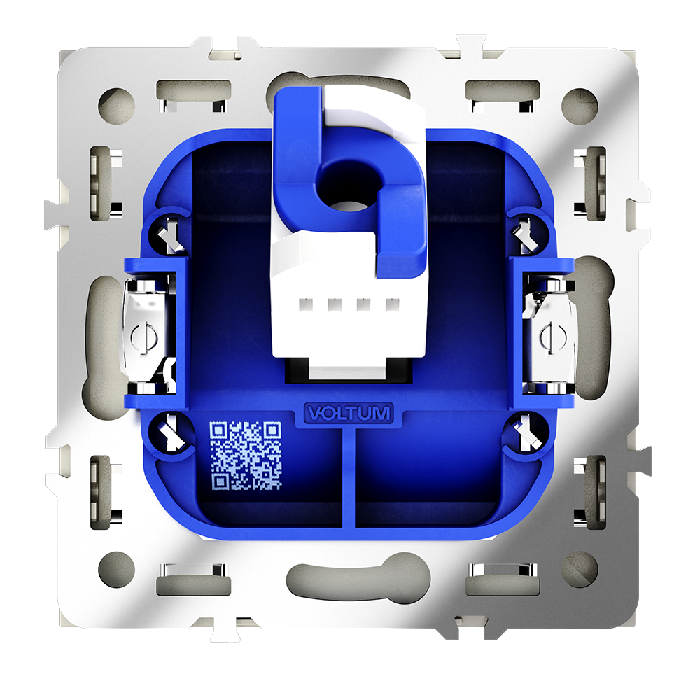 Розетка компьютерная встраиваемая RJ45 кат.6, (шелк) Voltum S70 VLS060104