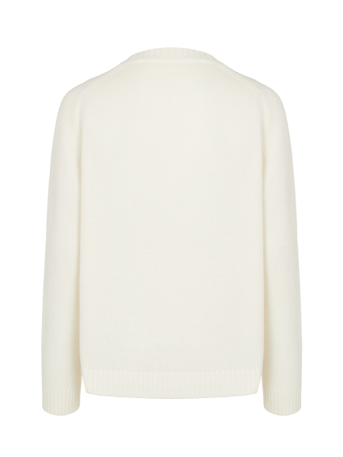 Джемпер молочного цвета