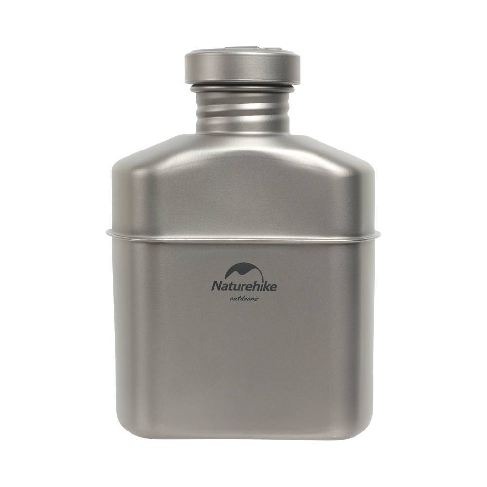 Набор титановой посуды Naturehike NH21CJ004 (фляга, котелок, миска с крышкой)