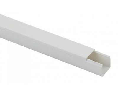 Кабель-канал ПВХ 16х16 (2м) ПАН-Электро белый ( 6 штук )