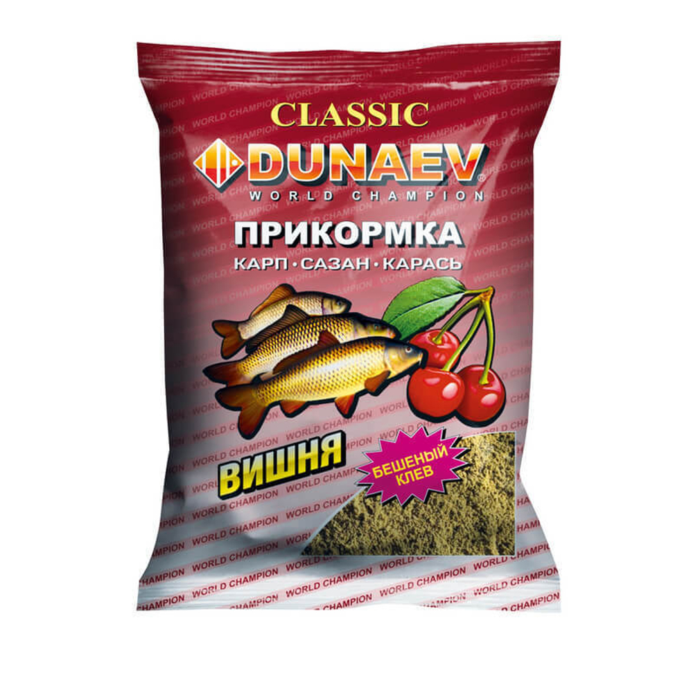 Прикормка "DUNAEV КЛАССИКА" 0.9кг Карп Вишня