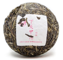 0495/2021 Чай прессованный зеленый Пуэр Шэн "Сягуань, Цзяцзи", то ча 100 гр