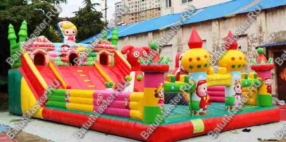 Коммерческий батут "Три поросенка"