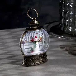 Светодиодный фонарь Снеговик 9×13×3.5 см., пластик, батарейки AG13х3, Luazon Lighting (7599711)