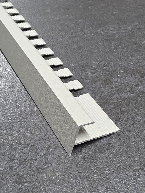 АЛТПг 10мм "DO-1" 2,7м Светло-серый муар окантов. гиб. полимер. алюм.