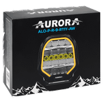 Светодиодные фары Aurora комбинированный свет, с рефракционным отражателем, с ДХО белый и янтарный свет