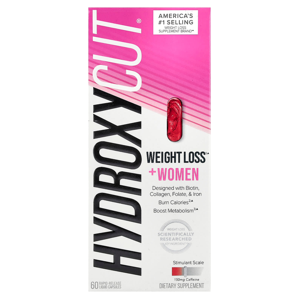 Hydroxycut, Для снижения веса для женщин, 60 жидких капсул с быстрым высвобождением