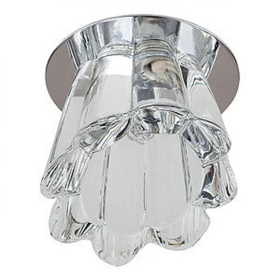 Спот ERA CH/WN "Колокол"хром прозрачный цоколь G9