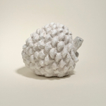 Сувенир Шишка (полирезин), H12x14,5x13см, белый