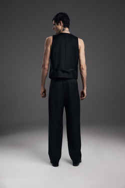 Брюки мужские широкие, черный