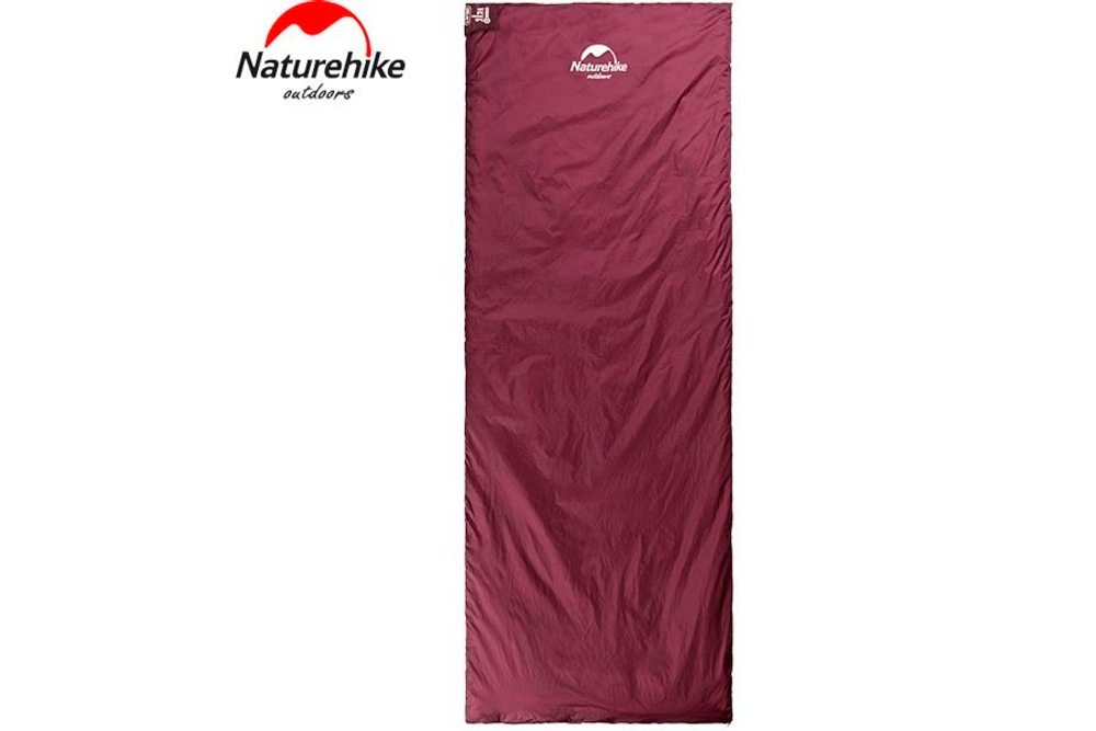 Спальный мешок NATUREHIKE Mini Ultralight Sleeping Bag L (Burgundy Red)