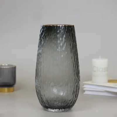 Ваза стеклянная «Каролина» 12*20см зеленая