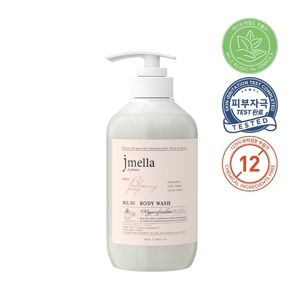 Jmella Парфюмированный гель для душа "Цветущий пион" In France Blooming Peony Body Wash 500мл