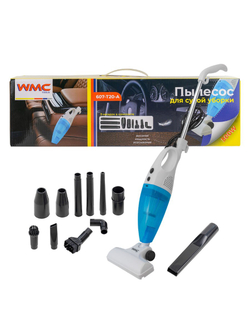 Пылесос для сухой уборки (220-240В, 500Вт, объем пылесборника - 1.2л) WMC TOOLS WMC-607-T20-A(500W.желтая кор.)