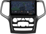 Магнитола для Jeep Grand Cherokee WK2 2013-2021 (взамен 5" экрана) - Carmedia EW-9176-1 QLed+2K, Android 13, UIS7870 (DUDU7), CarPlay, SIM-слот