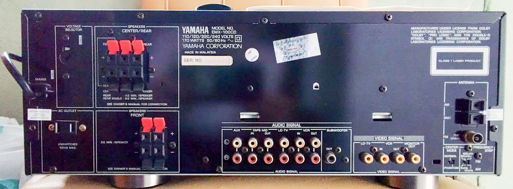 Yamaha cd. Ресивер с cd плеером
