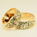 Обручальная пара с инициалами