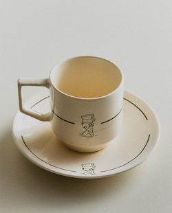 Zara Home набор столовой посуды из каменной керамики, цвет белый, 8.4 см