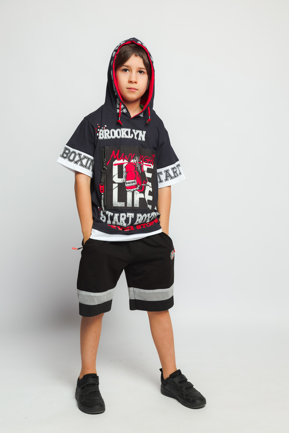 Футболка с капюш. Beneti 2391