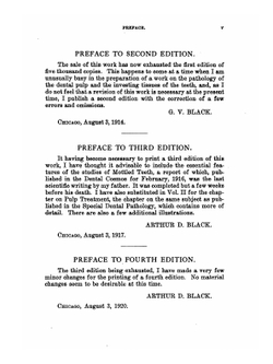 A work on operative dentistry. The pathology of the hard tissues of the teeth Volume 1 | G.V. Black