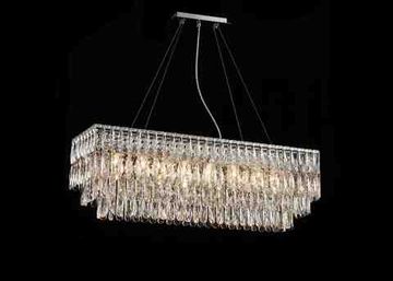 NW075-L1000*W300*H340 RECTANGLE CHROME (1) Люстра (в 2-х коробках) NW #