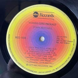 Винтажная виниловая пластинка LP John Mayall A Hard Core Package (Канада 1977)