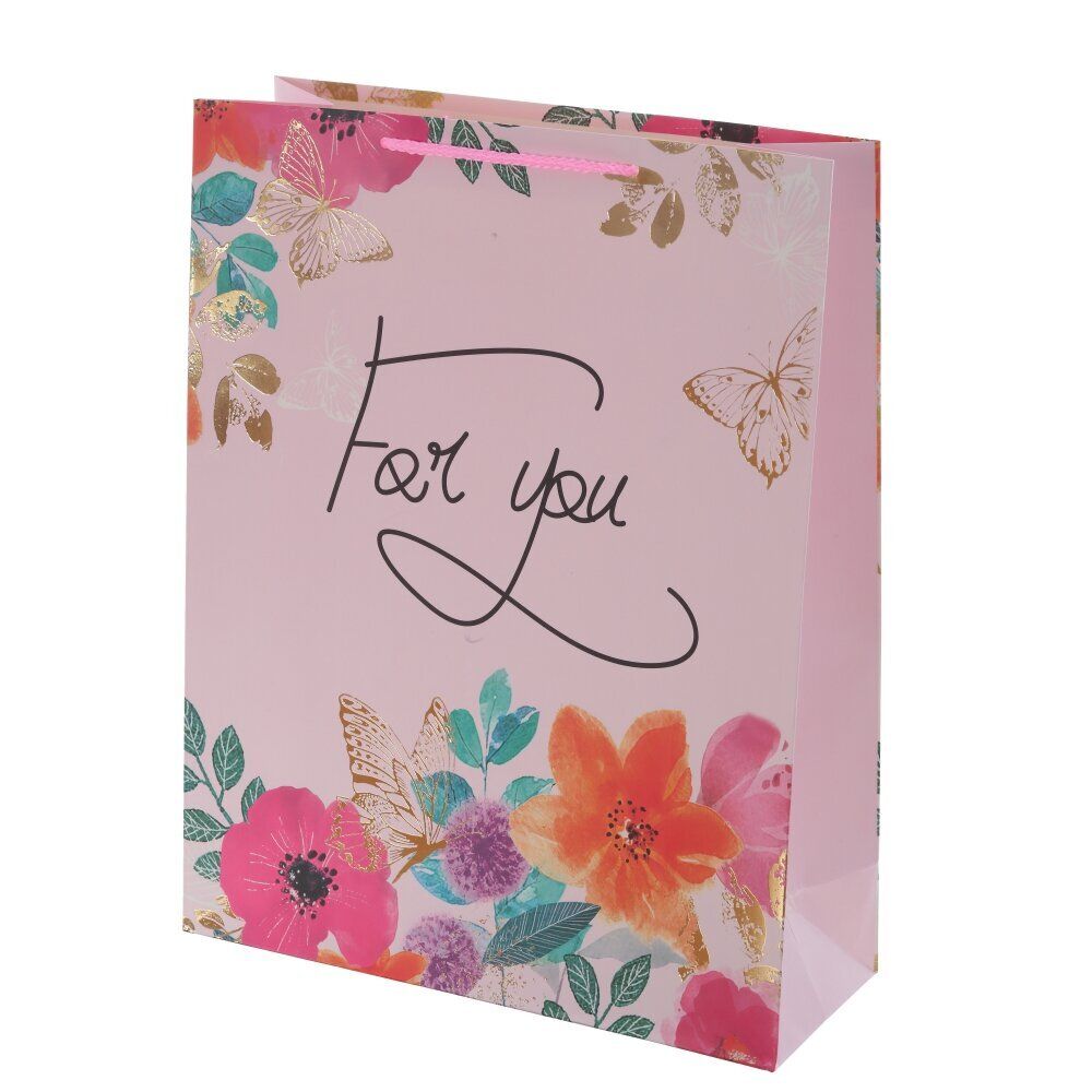 GAEM Пакет подарочный S (бумага 210г/м2, блок микс 12шт), L18 W8,5 H24 см, 4в.