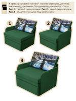 Кресло-кровать "Миник" 70 см, купон Пейзаж