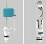 Арматура д/бачка с нижней под.1/2 (2-ух кноп.) ОРИО (20/1шт)