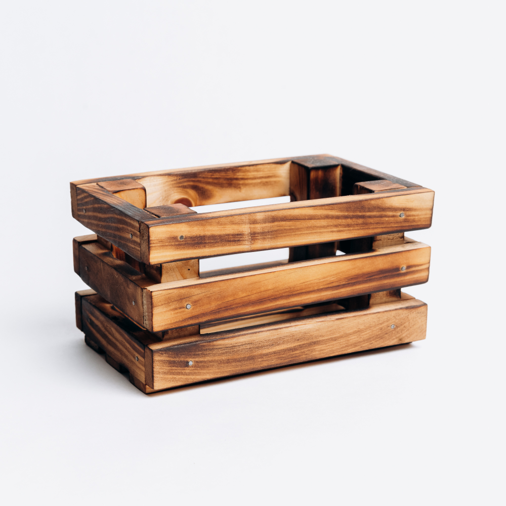 Деревянный подарочный декоративный короб, ящик для хранения из древесины Сибирского Кедра. PK34