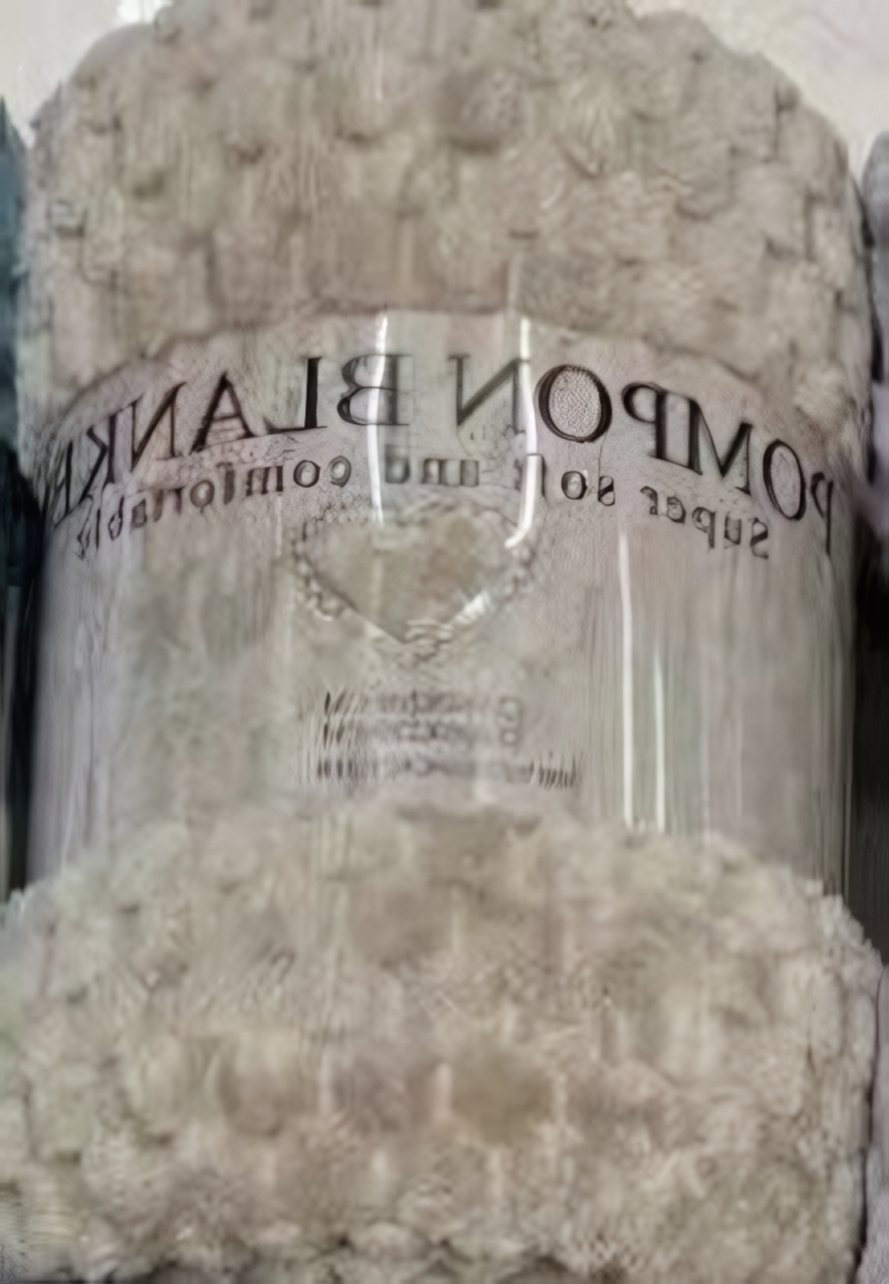 Плед 180*200см «Pompon», цвет крем-брюле, микрофлис, 240 гр/м²