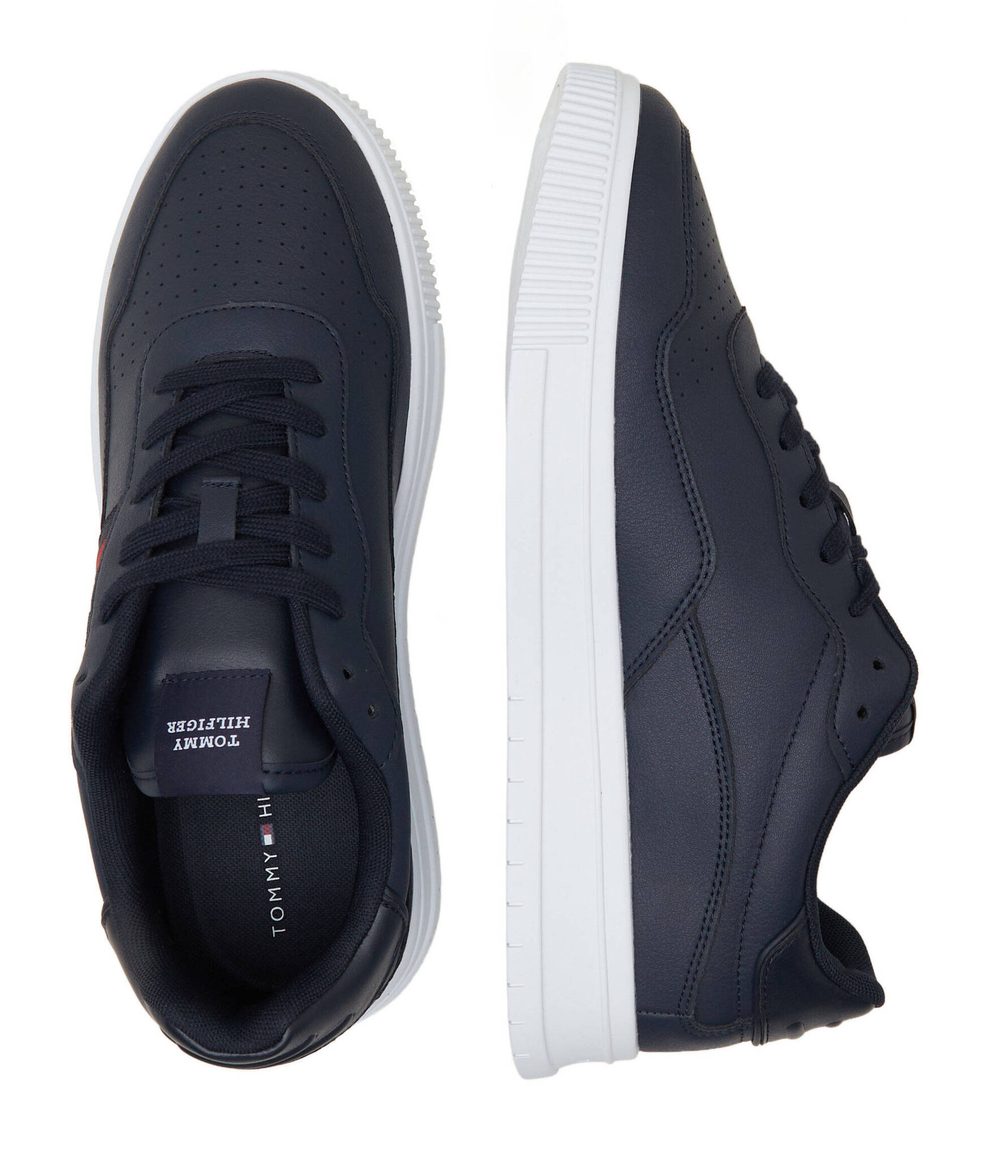 Кожаные кроссовки supercup stripes Tommy Hilfiger - темно-синий(FM0FM04824)